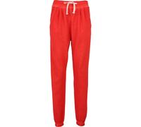 Stoffhose URBAN CLASSICS "Urban Classics Damen Ladies Spray Dye Sweatpant", Damen, Gr. S, US-Größen, hummer, 80% Baumwolle, 20% Polyester, loose fit, Hosen Stoffhose (99882205-S) hummer