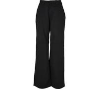 Stoffhose URBAN CLASSICS "Urban Classics Damen Ladies Straight Leg Workwear Pants", Damen, Gr. 36, Normalgrößen, schwarz, 65% Baumwolle, 35% Polyester, unifarben, normal, Hosen Stoffhose (39832503-36)