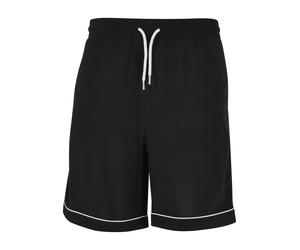 Stoffhose URBAN CLASSICS "Urban Classics Herren Bowling Shorts", Herren, Gr. S, US-Größen, schwarz, 100% Viskose, unifarben, normal, Hosen Stoffhose (10857524-S) schwarz
