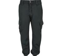 Stoffhose URBAN CLASSICS "Urban Classics Herren Boys Cargo Jogging Pants" Gr. 134/140, Normalgrößen, grün (bottlegreen) Jungen Hosen (83050764-134) bottlegreen