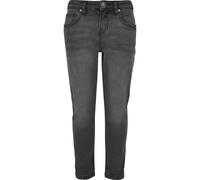 Urban Classics Boys Stretch Denim Straight Fit Jeans in Gr. 12-13 JAHRE in Schwarz