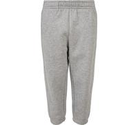 Stoffhose URBAN CLASSICS "Urban Classics Herren Boys Sweatpants", Kinder, Gr. 134/140, Normalgrößen, grau, 65% Baumwolle, 35% Polyester, unifarben, loose fit, Hosen Stoffhose (57003935-134) grau