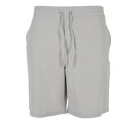 Stoffhose URBAN CLASSICS "Urban Classics Herren Comfort Shorts", Herren, Gr. S, US-Größen, lightasphalt, 62% Viskose, 34% Polyester, 4% Elasthan, unifarben, normal, Hosen Stoffhose (84859016-S)