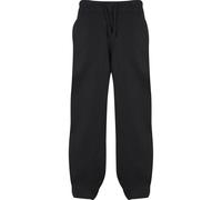 Stoffhose URBAN CLASSICS "Urban Classics Herren Loose Cotton Linen Pants", Herren, Gr. 5XL, US-Größen, schwarz, 55% Leinen, 45% Baumwolle, unifarben, loose fit, Hosen Stoffhose (38727030-5XL) schwarz