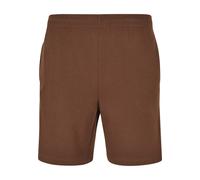 Stoffhose URBAN CLASSICS "Urban Classics Herren New Shorts", Herren, Gr. S, US-Größen, braun (bark), 100% Baumwolle, unifarben, normal, Hosen Stoffhose (49456940-S) bark