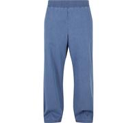 Stoffhose URBAN CLASSICS "Urban Classics Herren Oversized Lightweight Denim Pants", Herren, Gr. L, US-Größen, skyblau washed, 100% Baumwolle, unifarben, oversize, Hosen Stoffhose (65163646-L)