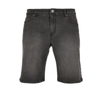 Urban Classics Herren Relaxed Fit Jeans Shorts, Real Black Washed, 30W EU