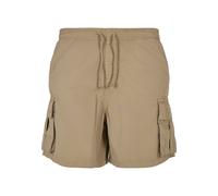 Stoffhose URBAN CLASSICS "Urban Classics Herren Short Cargo Shorts", Herren, Gr. 5XL, US-Größen, unionbeige, 100% Baumwolle, unifarben, normal, Hosen Stoffhose (35495444-5XL) unionbeige