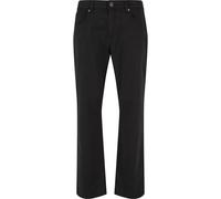 Stoffhose URBAN CLASSICS "Urban Classics Herren Stretch Twill 5 Pocket Pants", Herren, Gr. 34, Normalgrößen, schwarz, 98% Baumwolle, 2% Elasthan, unifarben, slim fit, Hosen Stoffhose (24058700-34) sch
