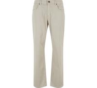 Stoffhose URBAN CLASSICS "Urban Classics Herren Stretch Twill 5 Pocket Pants", Herren, Gr. 36, Normalgrößen, softseagrass, 98% Baumwolle, 2% Elasthan, unifarben, slim fit, Hosen Stoffhose (92535936-36