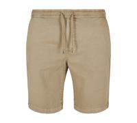 Urban Classics Herren Stretch Twill Joggshorts Klassische Shorts, unionbeige, S