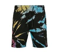 Urban Classics Tie Dye Sweat Shorts in Gr. M in Schwarz