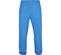 Stoffhose URBAN CLASSICS "Urban Classics Herren Ultra Heavy Sweatpants", Herren, Gr. S, US-Größen, horizon blau, 100% Baumwolle, unifarben, loose fit, Hosen Stoffhose (69708709-S) horizon blau