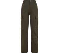 Urban Classics Damen Tb6924-ladies Loose Utility Stretch Twill Casual Pants, Blackolive, 28 EU
