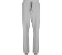 Stoffhose URBAN CLASSICS "Urban Classics Light Terry Basic Sweatpants", Herren, Gr. S, US-Größen, lightasphalt, 95% Baumwolle, 5% Elasthan, unifarben, loose fit, Hosen Stoffhose (67163401-S) lightasph