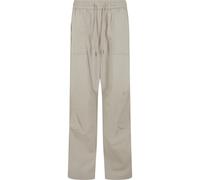 Stoffhose URBAN CLASSICS "Urban Classics Loose Fit Pants With Darts", Herren, Gr. 5XL, US-Größen, chalkdust, 80% Baumwolle (Bio), 18% Polyester (Recycelt), 2% Elasthan, unifarben, loose fit, Hosen Sto