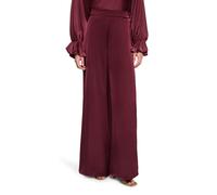 Stoffhose VERA MONT "Damen mit Taschen", Damen, Gr. 42, Normalgrößen, deep dahlia, Satin, Obermaterial: 100% Polyester. Futter: 100% Polyester, weit lang, Hosen Stoffhose (54238603-42) deep dahlia