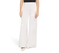Stoffhose VERA MONT "Damen mit Taschen", Damen, Gr. 48, Normalgrößen, rohweiß, Satin, Obermaterial: 100% Polyester, weit lang, Hosen Stoffhose, Material (31681656-48) rohweiß