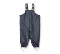 Stoffhose WHEAT "WHEAT Rainwear Charlo Overall", Kinder, Gr. 86, blau (ink), 55% Polyester, 45% Polyurethan, unifarben, normal, Hosen Stoffhose (97725510-86) ink