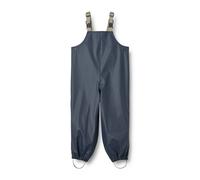 Stoffhose WHEAT "WHEAT Rainwear Charlo Overall", Mädchen, Gr. 110, Normalgrößen, ink, 55% Polyester, 45% Polyurethan, unifarben, normal, Hosen Stoffhose (41107733-110) ink