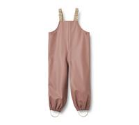 Stoffhose WHEAT "WHEAT Rainwear Charlo Overall", Mädchen, Gr. 128, Normalgrößen, dusty lila, 55% Polyester, 45% Polyurethan, unifarben, normal, Hosen Stoffhose (67244967-128) dusty lila