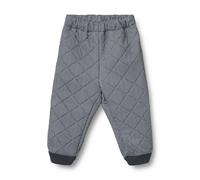 Stoffhose WHEAT "WHEAT Thermo Pants Alex", Mädchen, Gr. 74, grau (ink stripe), 100% Polyester (Recycelt), unifarben, normal, Hosen Stoffhose (15540856-74) ink stripe