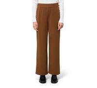 Stoffhose ZERO "Damen in 7/8 Länge", Damen, Gr. 36, Normalgrößen, braun (bright tobacco), Twill, Obermaterial: 96% Polyester, 4% Elasthan. Futter: 100% Polyester. Füllung:, unifarben, Basic, gerade la