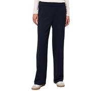 Stoffhose ZERO "Damen mit elastischem Bund 30 Inch", Damen, Gr. 42, Normalgrößen, hydrangea, Twill, Obermaterial: 96% Polyester, 4% Elasthan, unifarben, figurbetont lang, Hosen Stoffhose, Plain/ohne D