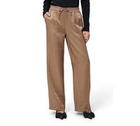 Stoffhose ZERO "Damen mit Knittereffekt 30 Inch", Damen, Gr. 34, Normalgrößen, mountain trail, Web, Obermaterial: 85% Viskose, 15% Polyamid; Besatz: 63% Polyacryl, 37% Polyamid; Ärmelfutter: 63% Polya