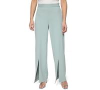 Stoffhose ZERO "Damen mit Schlitz vorn", Damen, Gr. 40, Normalgrößen, silber blau, Obermaterial: 6% Elasthan, 94% Polyester. Futter: 100% Polyester, unifarben, lang, Hosen Stoffhose, Schlitze (8680712