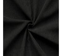 STOFFKONTOR 100% Baumwollstoff Feincord Babycord Stoff Fashion Classic - Meterware, Schwarz - zum Nähen von Bekleidung, Kissen und Dekorationen