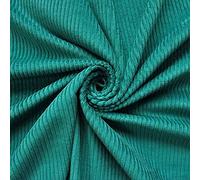 Stoffkontor Baumwollstoff Breitcord-Stoff - Meterware - zum Nähen von Bekleidung, Kissen und Dekorationen - Petrol