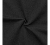 Stoffkontor Sweatshirtstoff Baumwollstoff Stoff French Terry Fashion Basic 2 - Meterware, Schwarz - Öko-Tex Standard 100 - zum Nähen von Sweatshirts, Pullovern, Jogginganzügen, Kinderkleidung UVM.