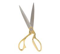 Stoffschere Edelstahl 26,5 cm, professionelle Schneiderschere für Stoff, Leder, Jeans, Nähen, Schneidern, Basteln, Büro & Haushalt, scharfe Klingen, handliche Nähschere