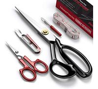 Stoffschere Schneiderschere - 22,9 cm Heady Duty Schere zum Stoffschneiden Professioneller Ultra Scharfe Stoffschneiderschere Mehrzweck-Allzweck-Schneiderschere Leder
