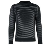 Stoic - Heavy MerinoKnit MMXX.Norrbotten Sweater - Merinopullover, Gr. 3XL, schwarz (Black/SmokeGrey)