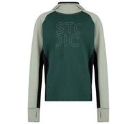 Stoic - Kid's Merino260 StadjanSt. Hoody - Merinohoodie, Gr. 128, blau (DarkPineGreenMulti)