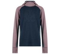 Stoic - Kid's Merino260 StadjanSt. Hoody - Merinohoodie, Gr. 128, blau (PlumDuskMulti)