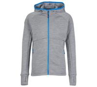 Stoic - Kid's MerinoFleece240 StorforsSt. Zip Hoody - Merinohoodie, Gr. 164, grau (LightGrey/Melange)