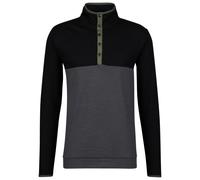 Stoic - Merino260 MMXX.Göteborg Snap - Merinopullover, Gr. L, schwarz/grau (DarkSmoke/Black)