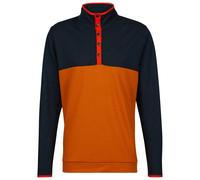 Stoic - Merino260 MMXX.Göteborg Snap - Merinopullover, Gr. M, bunt (Pumpkin/DarkNavy)