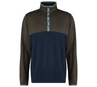 Stoic - Merino260 MMXX.Göteborg Snap - Merinopullover, Gr. XXL, blau (DarkNavy/DeepBrown)