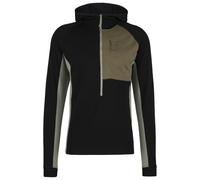 Stoic - Merino260 StadjanSt. 3/4 Zip w. Hood - Merinohoodie, Gr. XXL, schwarz (BlackMulti)