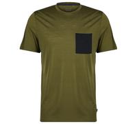 Stoic - MerinoChill MMXX. Göteborg Pocket Tee - Merinoshirt, Gr. M, oliv (Olive/Black)