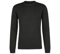 Stoic - MerinoKnit MMXX.Kniva Sweater - Merinopullover, Gr. 3XL, schwarz (BlackMelange)