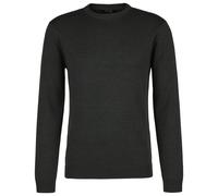 Stoic - MerinoKnit MMXX.Kniva Sweater - Merinopullover, Gr. XXL, schwarz (BlackMelange)