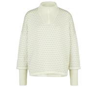 Stoic - Women's Heavy MerinoKnit MMXX.Norbotten Half Zip - Merinopullover, Gr. XS, beige (BirchWhite/FogGrey)