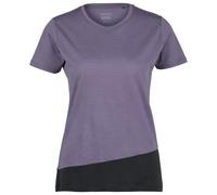 Stoic - Women's Merino155 LaholmSt. Colorblock T-Shirt - Merinoshirt, Gr. 3XL, grau (PurpleAsh/Black)