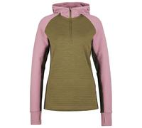 Stoic - Women's MerinoFleece260 FlenSt. Half Zip with Hood - Merinohoodie, Gr. XXL, oliv (OliveGreenMulti)