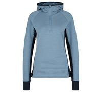 Stoic - Women's MerinoFleece260 FlenSt. Half Zip with Hood - Merinohoodie, Gr. XXL, türkis (OceanBlue/DarkNavy)